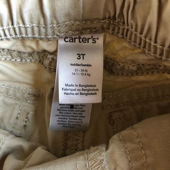 Carter’s Pull On Cotton Poplin Pants - Picture 6 of 7